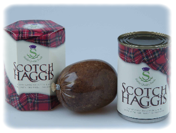 schotse haggis vindt u bij The World of Scotland in 's-Gravendeel