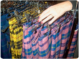 Schotse boodschapppen in Schotse winkel in 's-Gravendeel