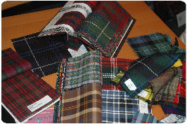 Keuze uit 5500 verschillende Tartans.