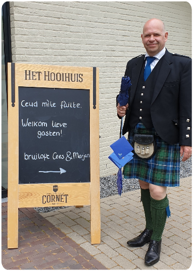 Schotse boodschappen in de Schotse winkel van The World of Scotland in 's-Gravendeel